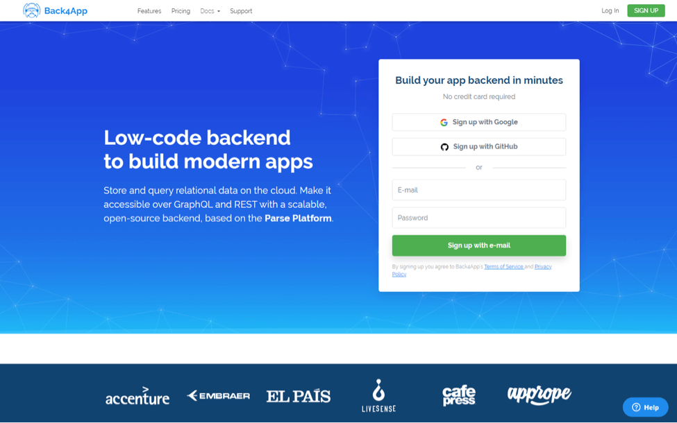 App 4 com. Backend Tools.
