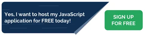 Host JavaScript App For Free Banner