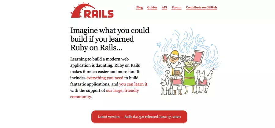 Ruby on Rails framework