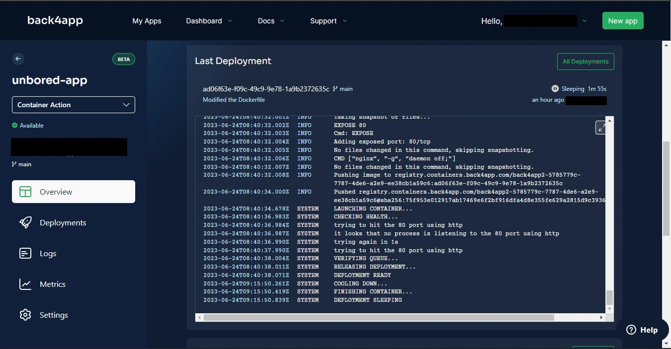 App_Deployment_Page