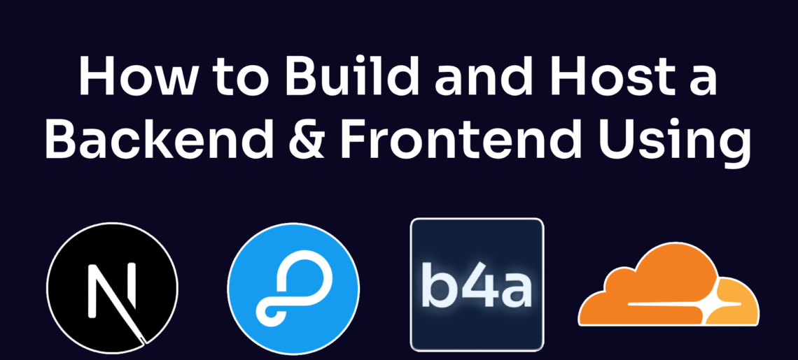 Build and Host Backend and Frontend with Next.js, Parse Server, Back4App and Cloudflare