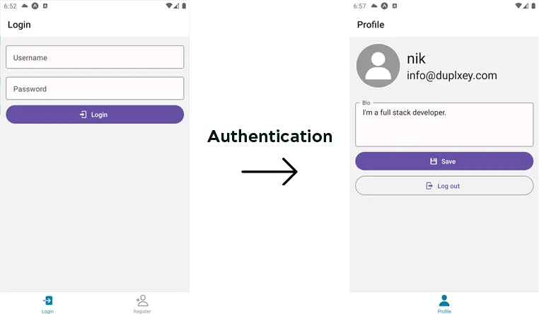 Back4app Authentication React Native App