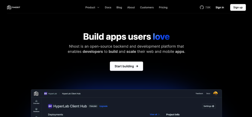 NHost Home Page