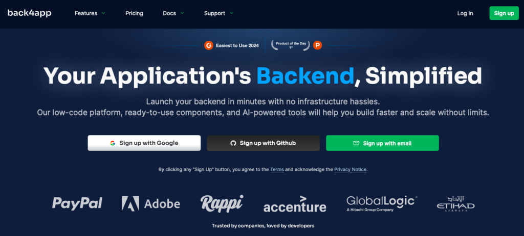 image - Your Application's Backend, Simplified